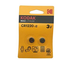 2 Piles Bouton Kodak Lithium CR1220 3V Lithium