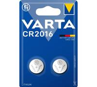 2 Piles CR2016 Varta Bouton Lithium 3V