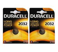 2 PILES CR2032- DL2032 DURACELL 3V LITHIUM