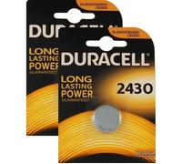 2 PILES CR2430- DL2430 DURACELL 3V LITHIUM