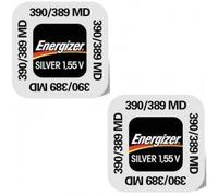 2 piles Energizer 390/389