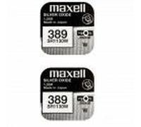 2 piles Maxell 389 SR1130W Silver Oxide 1,55 v