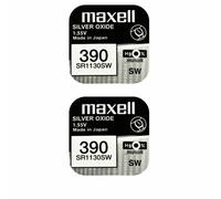 2 Piles Maxell 390 SR1130SW Silver Oxide 1,55 v