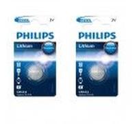 2 Piles Philips CR1616