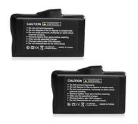 2 Piles Rechargeables au Lithium polymère, 5200 mAh, 7,4 V, Batterie Lithium-ION pour Écharpes chauffantes Vêtements, 3,5 x 1,35 mm DC