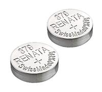 2 piles Renata pour montre - Faites en Suisse - La cellule des piles ne contient pas de mercure - Pile bouton de 1,55 V Renata - Longue durée - Plusieurs modèles disponibles