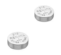 2 piles Renata pour montre - Faites en Suisse - La cellule des piles ne contient pas de mercure - Pile bouton de 1,55 V Renata - Longue durée - Plusieurs modèles disponibles
