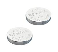 2 piles Renata pour montre - Faites en Suisse - La cellule des piles ne contient pas de mercure - Pile bouton de 1,55 V Renata - Longue durée - Plusieurs modèles disponibles