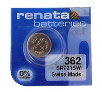 2 piles Renata pour montre - Faites en Suisse - La cellule des piles ne contient pas de mercure - Pile bouton de 1,55 V Renata - Longue durée - Plusieurs modèles disponibles