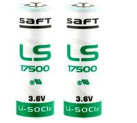 2 PILES Saft LS17500 au lithium 3.6V, 3600mAh