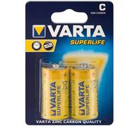 2 PILES SUPERLIFE R14-C (Baby) VARTA