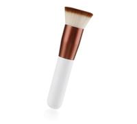 2. Pinceau de maquillage dense avec virole en aluminium. Application sans traces pour les peaux sensibles. Pas de fibres. Design compact. Pinceau de maquillage long