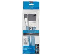 2 pinceaux - Spalter - Plat - Aquarelle - Imitation petit-gris - Pébéo