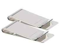 2 pinces à billets en acier inoxydable [Pearl]