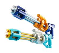 2 Pistolets à Eau Super Soaker, Pistolet à Eau Stream Machine avec Une portée de 49 Pieds pour Les activités de Jeu fête sur la Plage, Bleu Clair et Bleu foncé, Pistolet Super Soaker