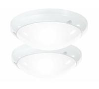 2 plafonniers à LED High-Power 16 W avec détecteur de mouvement Luminea