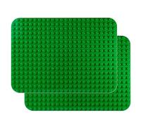 2 Plaque de base de Bloc de construction Verte, 38,1 x 25,4 cm | Créez des constructions robustes avec une plaque de base de 38,1 x 25,4 cm compatible avec les grands blocs de construction