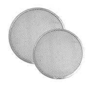 2 Plaques à pizza perforées en alu pour cuisson au four 30 et 33 cm FM Professional