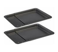 Rosenstein & Söhne 2 plaques de cuisson extensibles antiadhésives