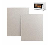 2 Plaques Mica Micro-Ondes 12 x 15 cm À Découper, Cache Guide d’Ondes | Découpables Sur Mesure, Résistantes À La Chaleur Et Adaptées Au Remplacement Du Cache Guide d’Ondes De Nombreux Micro-Ondes
