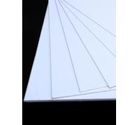 2 plaques rigides en plastique ABS de 2,5 mm d'épaisseur - Panneaux thermoformables for loisirs créatifs et modélisme(20x30cm)
