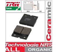 TRW Kit de plaquettes de frein MCB19 Organic Allround – Ducati F1 1986 Avant/Arrière et autres motos