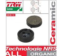 2 Plaquette frein Avant TRW Lucas Organic MCB72 Suzuki GS 500 E (GS500E) 80-81
