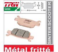 Plaquettes de frein LUCAS TRW MCB806SRM