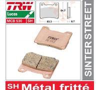 2 Plaquettes frein Arrière TRW Métal frité MCB530SH FZR 600 H M N 1989