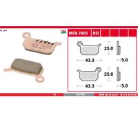 2 plaquettes Frein (Avant / Arrière ) MCB750SI Husqvarna TC 50 2017-2019