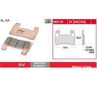 TRW Jeu de plaquettes de frein MCB703