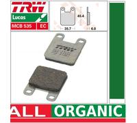 2 Plaquettes frein Avant Organic TRW MCB535EC CPI SX 50 Supercross 2003->
