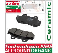 2 Plaquettes frein Avant Organic TRW MCB544 Honda CX 650 E (RC12) 83-