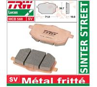 2 Plaquettes frein Avant TRW MCB568SV Street Yamaha XT 600 Z Tenere 1VJ 86-87