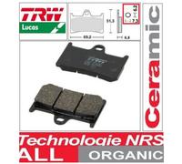TRW Jeu de plaquettes de frein MCB611 Avant Organic pour Yamaha