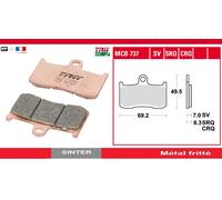 TRW Kit de plaquettes de frein MCB737SV Sinter pour Indian Chieftain ABS 2014 (essieu avant)