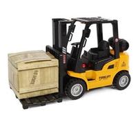 2-Play chariot élévateur à fourche rétractable 14 cm jaune/noir Jaune G