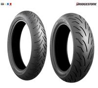 2 Pneu Avant + Arrière Scooter Bridgestone BATTLAX SC1 14 100/90X14 + 90/90/14