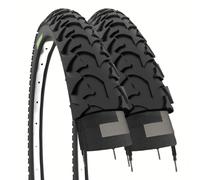 Ecovelò Pneus 12 1/2 x 1.75 / 2 1/4 pour VTT vélo enfant – Lot de 2