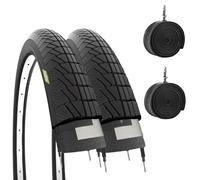 2 PNEUS 14 X 1.75 (47-254) + CHAMBRES VÉLO VÉLO ENFANT VILLE