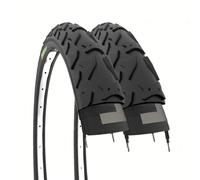 2 Pneus 16X1.95 (50-305) Noir Tasseaux MTB 16” BMX Fille Ville