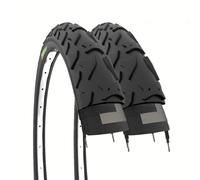 2 Pneus 16X1.95 (50-305) Noir Tasseaux MTB 16” BMX Fille Ville