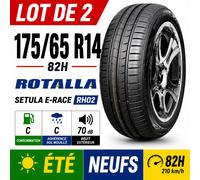 2 Pneus 175/65 R14 82H ROTALLA SETULA E-RACE RH02 Été Neufs