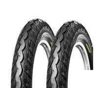 2 Pneus 18 X 2.50 (64-355) Sportifs Pour Vélo Électrique Scooter