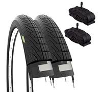2 pneus 20 x 1,75 (47-406) + chambres américaines pneus routiers noirs grâce à la ville vélo pour enfant