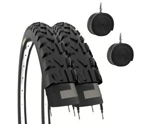 2 PNEUS 20 X 2.00 + CHAMBRES À AIR VÉLO MTB BMX BICYCLETTE 20” X ENFANT