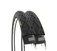 2 Pneus 26 X 1.50 (40-559) Slick Pour VTT Gomme De Vélo Hybride