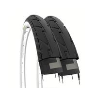 ECOVELO Copertoni A Marchio Ecovelò 26 X 1.75 (47-559) 2 pneus 26 x 1,75 Adulte Unisexe, Blanc, Noir, 26"