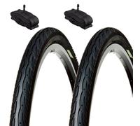 2 Pneus 26 X 1.95 + Chambres America Pour Pneus de Route 50-559 Pneus Slick