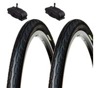 Ecovelò Pneus 26 x 1,95 (50-559) Slick - 2 pneus avec chambres America